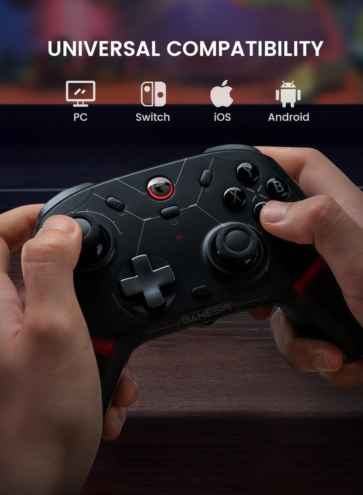 Cyclone 2 Multiplatform Wireless Controller- TMR Electromagnetic Joysticks&Hall Effect Switch triggers,6-axis Gyro Gaming Controller for Switch/PC/iOS/Android/Steam