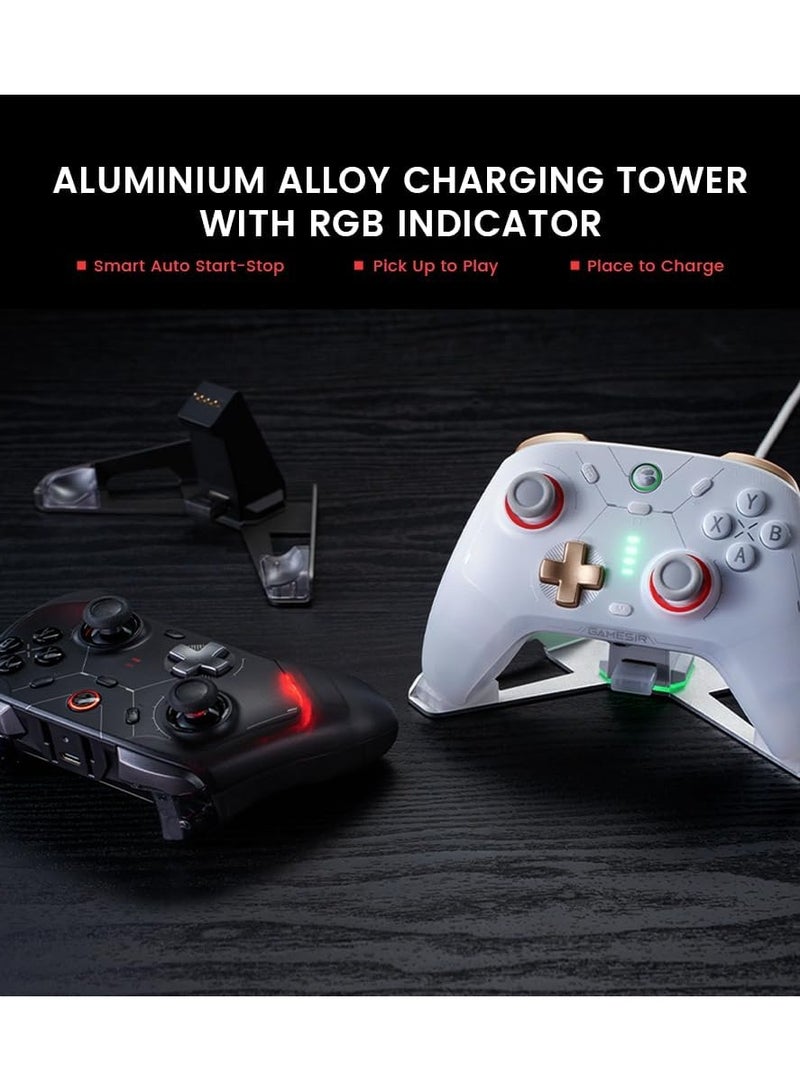 Cyclone 2 Multiplatform Wireless Controller- TMR Electromagnetic Joysticks&Hall Effect Switch triggers,6-axis Gyro Gaming Controller for Switch/PC/iOS/Android/Steam
