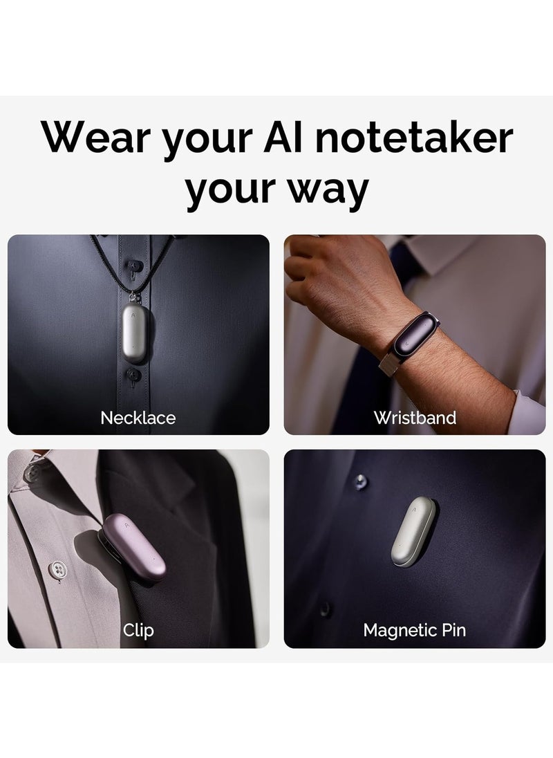 PLAUD NotePin – Wearable AI Voice Recorder for Effortless Note-Taking
