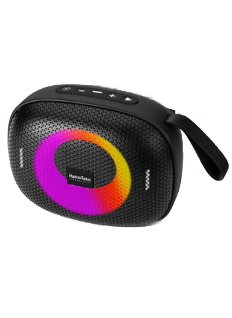 S31 Mini Wireless Speaker Bluetooth Speaker Portable Bluetooth Wireless Speaker With Full Body Light Show, TWS Pairing, RGB Lights, AUX-In, Card Slot, USB-C, Bluetooth And FM Radio Speaker Portable Speaker For Indoor & Outdoor Party