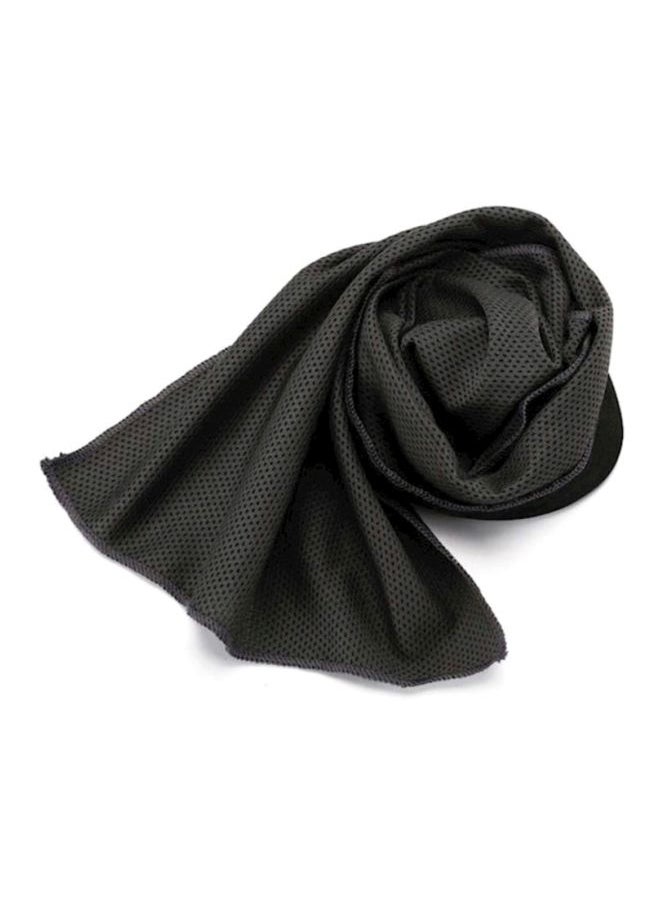 Sports Cooling Towel Dark Grey