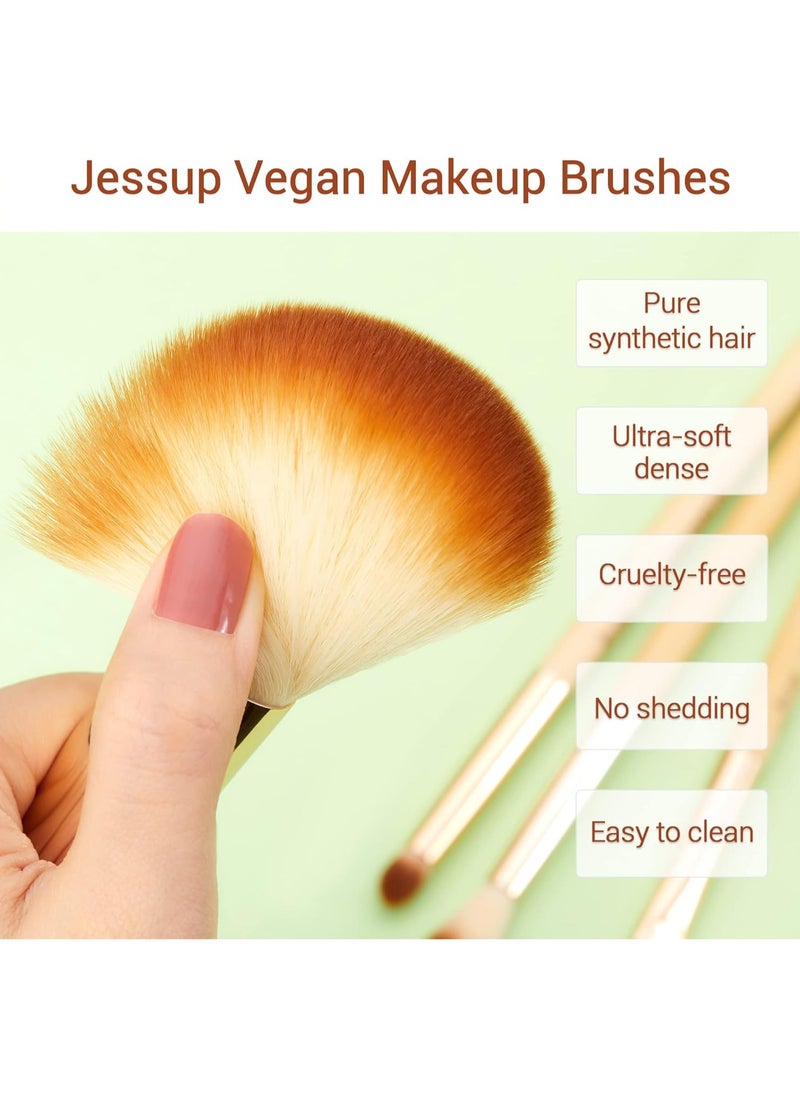 Jessup Brand 25pcs Beauty Bamboo Professional Makeup Brushes Make up Brush Tools kit Foundation Powder Blushes Eye Shader Cosmetics Tools T135