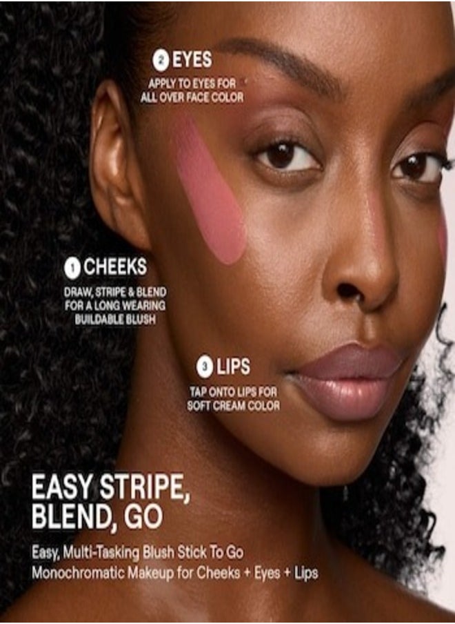 SEPHORA COLLECTION Blush & Go Longwear Matte Liquid Blush – 2-in-1 Lip & Cheek Color – 03 On The Bright Side - Dusty Orange Matte – 7ml