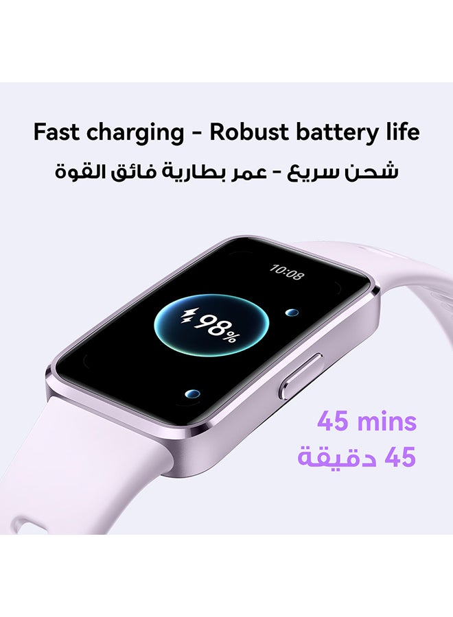 Band 10 Smartwatch, Metallic Design, iOS Android, Pro-Level Sleep Analysis, Fast Charging And Robust Battery Life, Sleek Aluminum Alloy Case Green