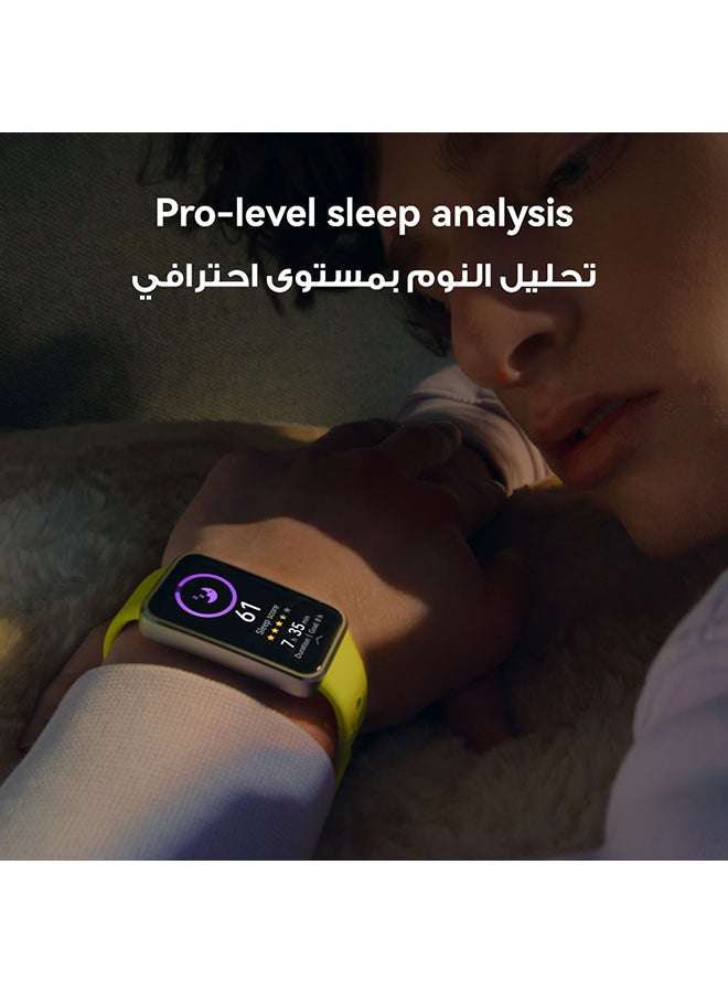 Band 10 Smartwatch, Metallic Design, iOS Android, Pro-Level Sleep Analysis, Fast Charging And Robust Battery Life, Sleek Aluminum Alloy Case Green