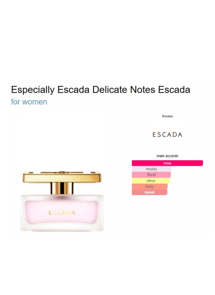 Especially Delicate Notes For Women EDT 75ml