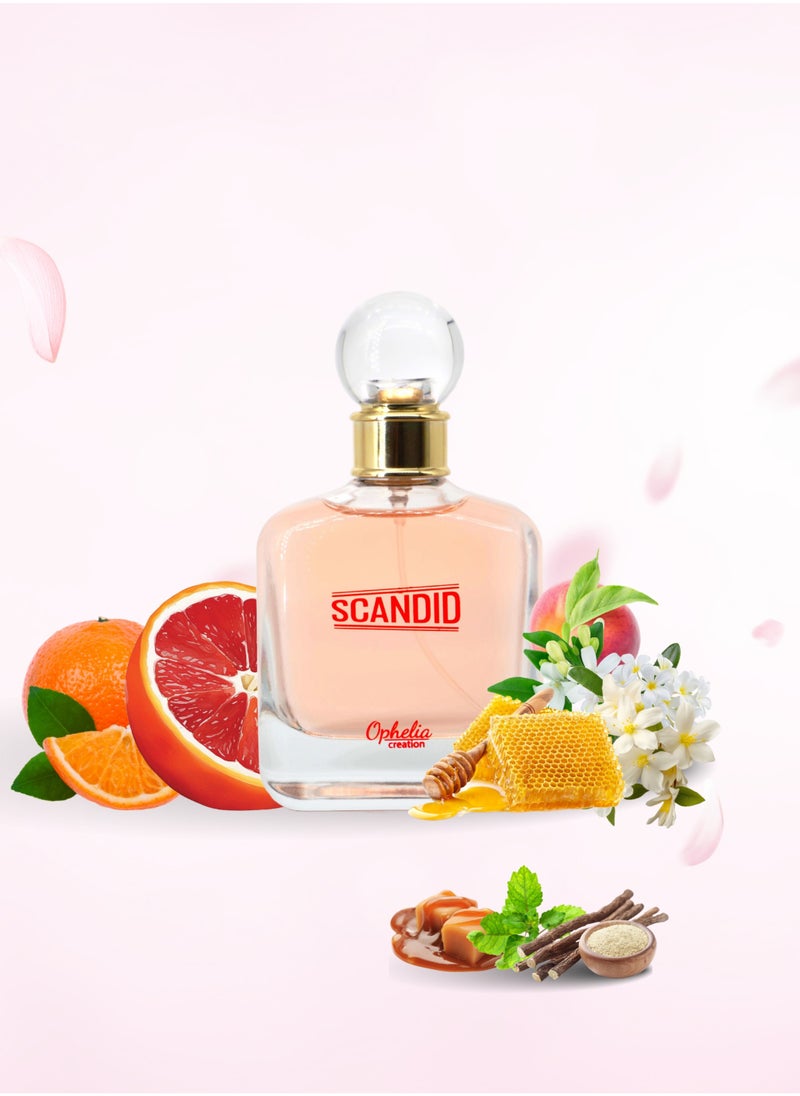 Scandid Loveble Eau de Parfum, Citrus Floral Fragrance 100ml