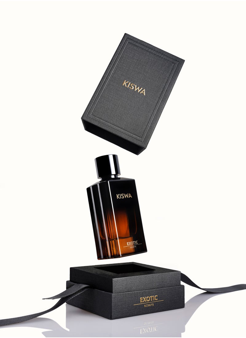 Exotic Scents KISWA Eau de Parfume, Refreshing Rose, Vanilla Agarwood Fragrance