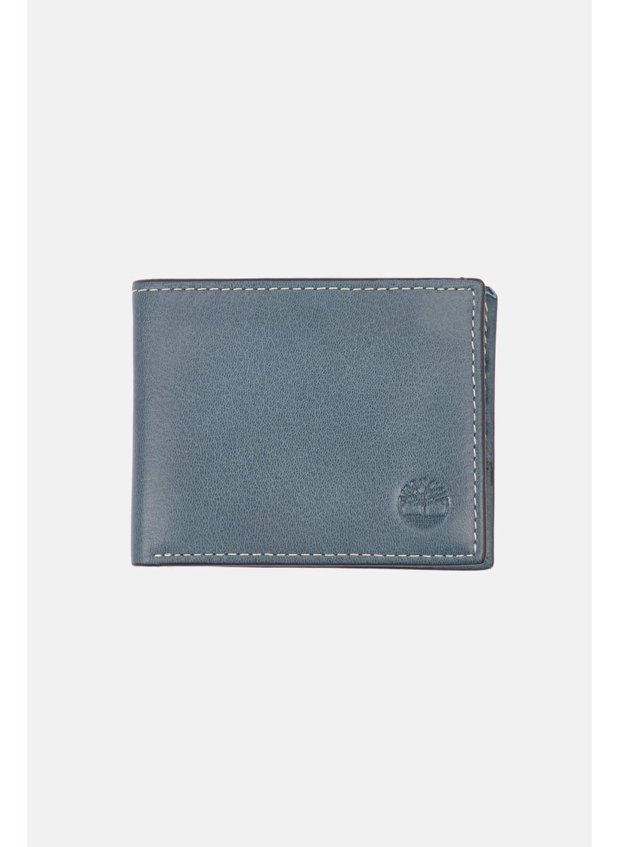 Men Leather Passcase Wallet 9 H x 11 L x 1 W cm, Dark Green