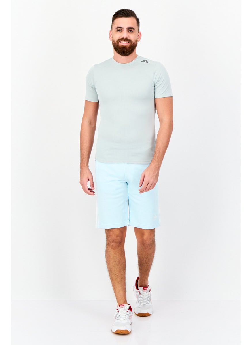 Men Sportswear Fit Outdoor Shorts, Light Blue