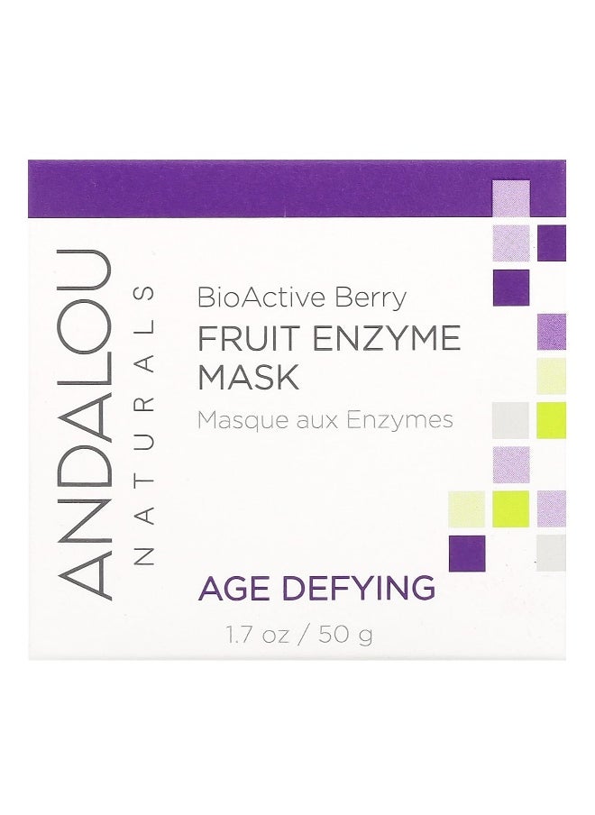 Andalou Naturals, BioActive Berry, Fruit Enzyme Beauty Mask, Age Defying, 1.7 oz (50 g)
