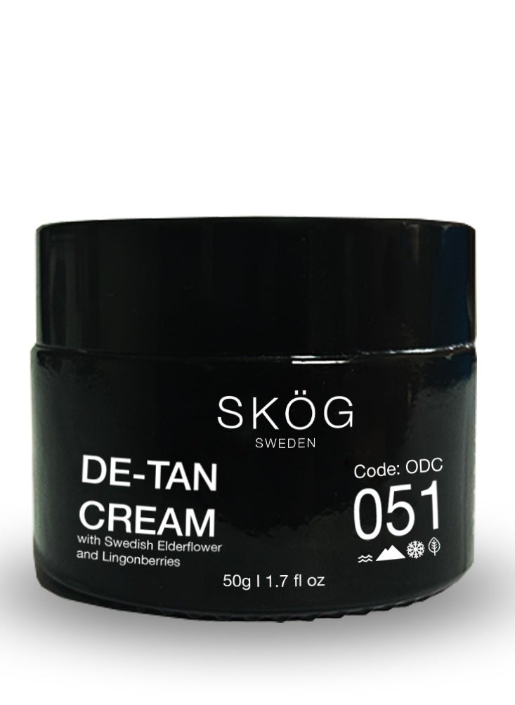 SKOG De Tan Cream (50g) – Natural, Non-Comedogenic Cream for Sun Tan Removal & Even Skin Tone for Men & Women