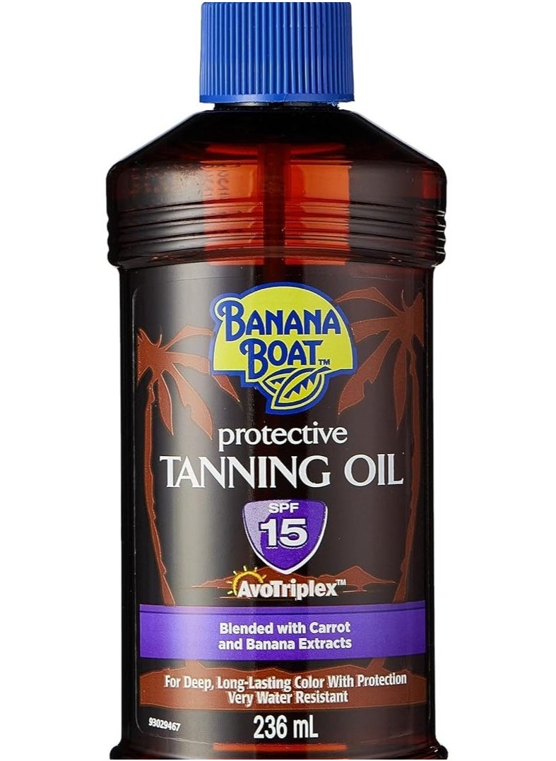 BANANA BOAT SPF 15 PROTECTIVE TANNING OIL 236 Ml