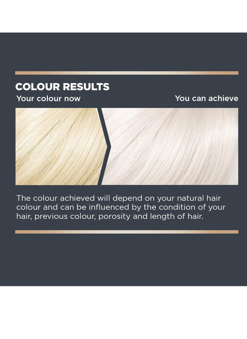 Bblonde Ice White Post Blonding Toner Semi Permanent Hair Dye Kit for Pre Lightened and Blonde Hair with Brazil Nut Oil No Ammonia and Vegan