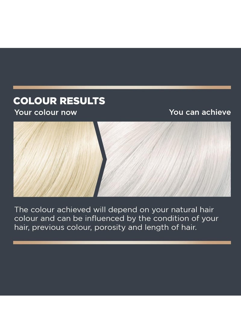 Russell Bblonde Maximum Colour Silver Toner Non Permanent Hair Toner for Pre Lightened and Naturally Blonde Hair Silver Hair Dye with No Ammonia or Peroxide Lasts up to 8 Washes 75ml
