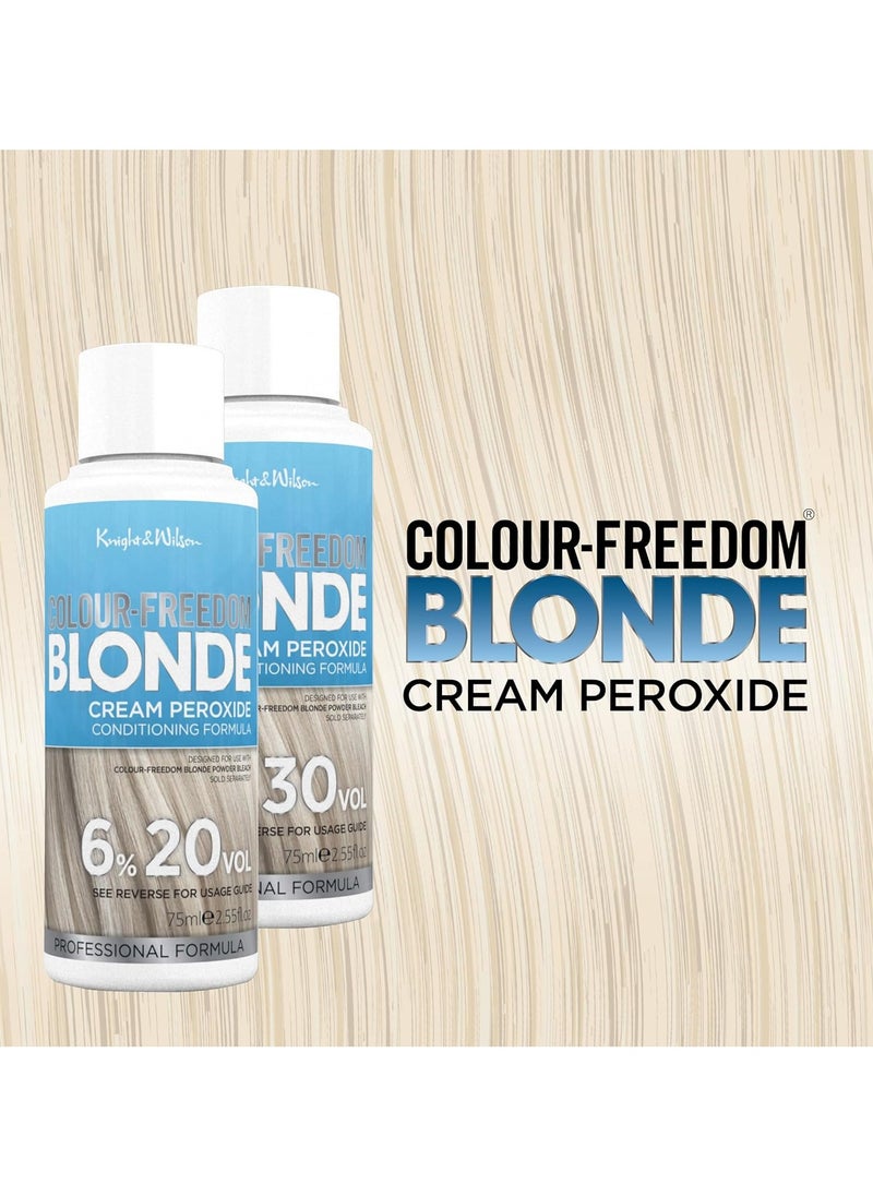 Colour Freedom Blonde Developer 6 Percent 20VOL High Lift Cream 75ml