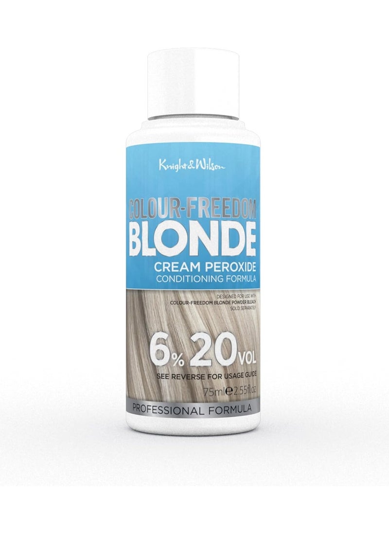 Colour Freedom Blonde Developer 6 Percent 20VOL High Lift Cream 75ml