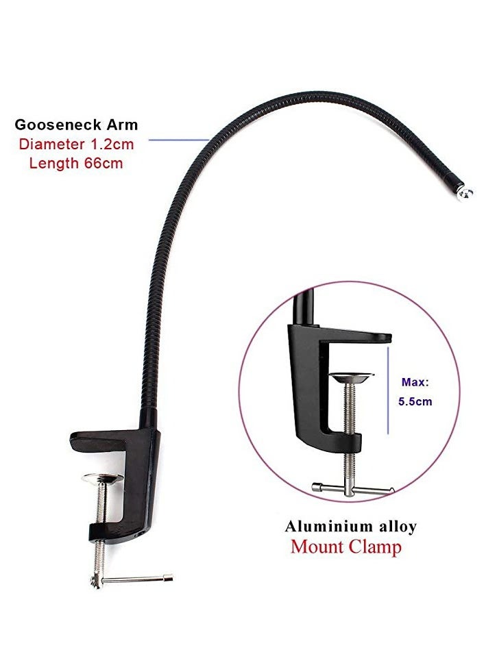 Webcam Mount Camera Clamp Stand Holder compatible with Logitech Webcam Pro C920 Streamcam