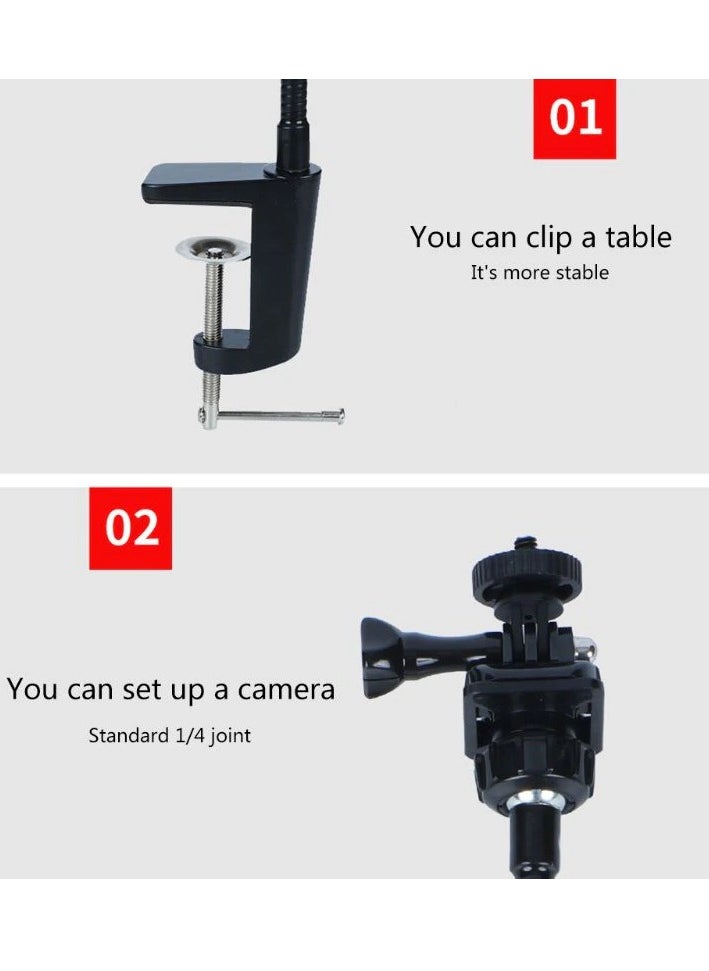 Webcam Mount Camera Clamp Stand Holder compatible with Logitech Webcam Pro C920 Streamcam