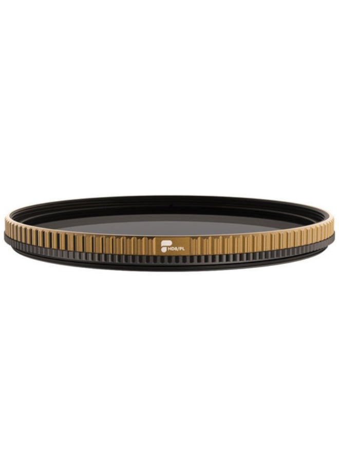 Variable ND8/PL Filter Black/Gold