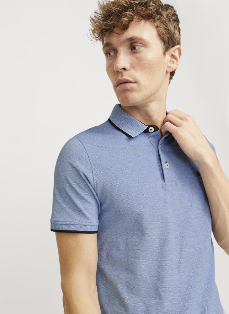 Jjepaulos Logo Print Polo Shirt
