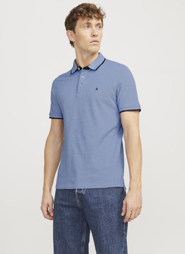 Jjepaulos Logo Print Polo Shirt