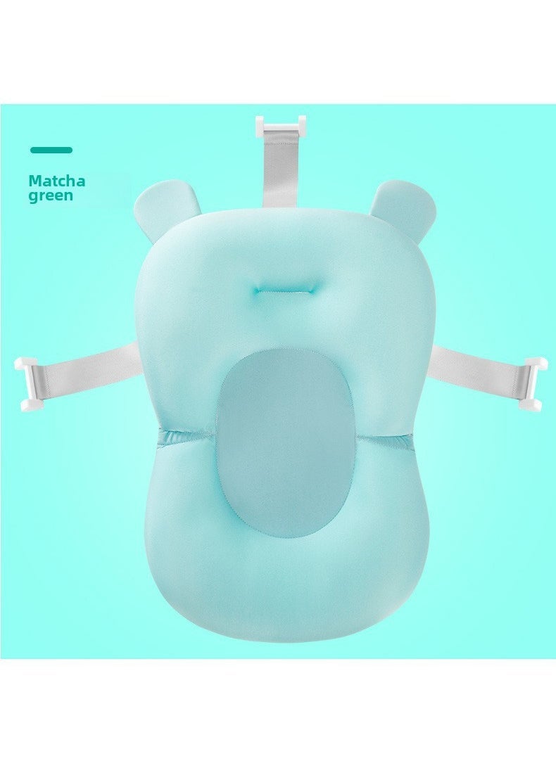 Baby Bath Mat Non-Slip Cushion Matcha green