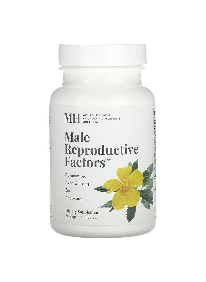 Michael's Naturopathic, Male Reproductive Factors, 60 Vegetarian Tablets