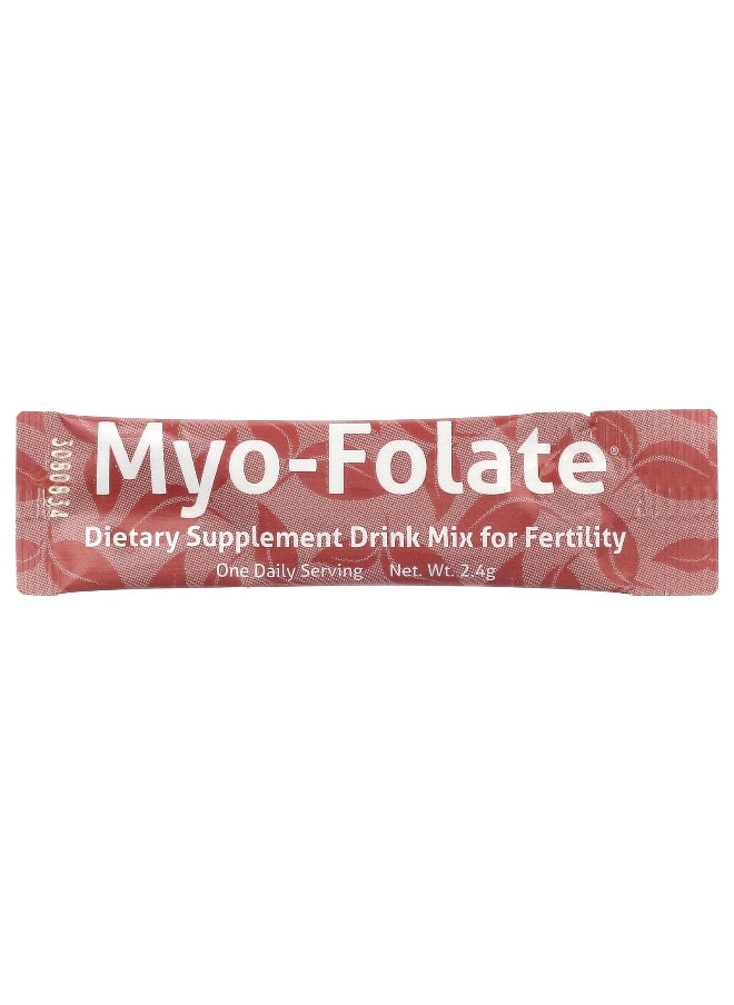 Fairhaven Health, Myo-Folate®, Drink Mix for Reproductive Wellness, Unflavored, 30 Packets, 2.4 g Each