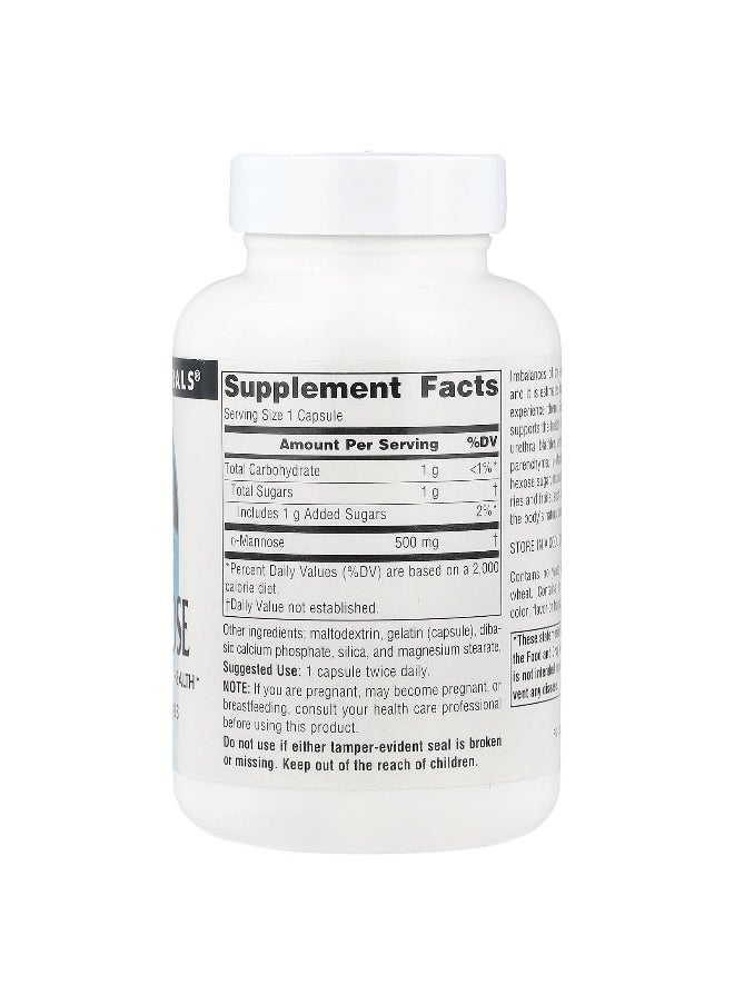 Source Naturals, D-Mannose, 60 Capsules