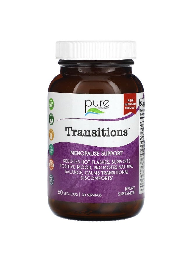 Pure Essence, Transitions, 60 Vegi-Caps