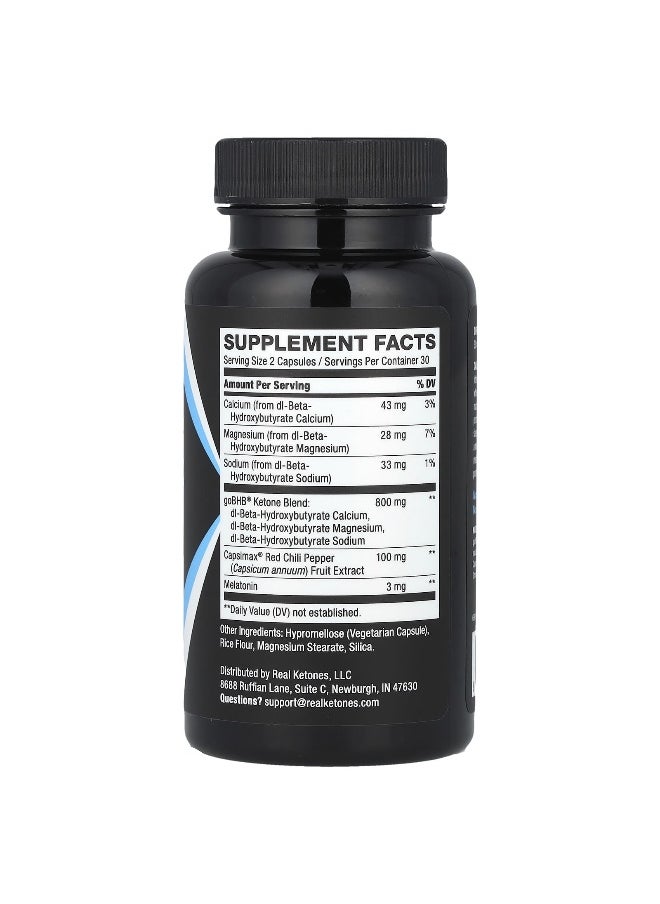 Real Ketones, BHB Science™, Nite Burn 3X, 60 Capsules
