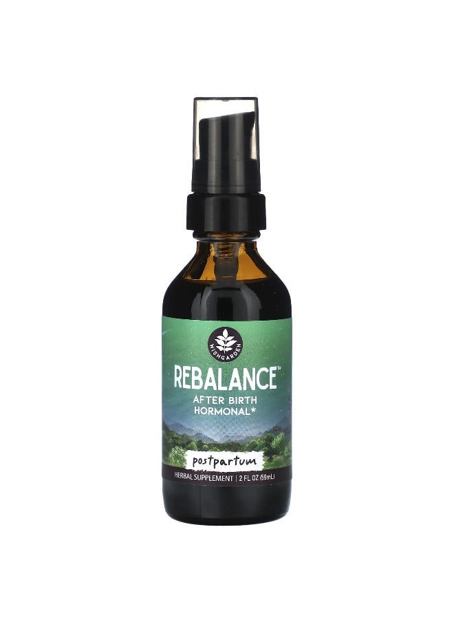 WishGarden Herbs, Rebalance After Birth Hormonal, 2 fl oz (59 ml)