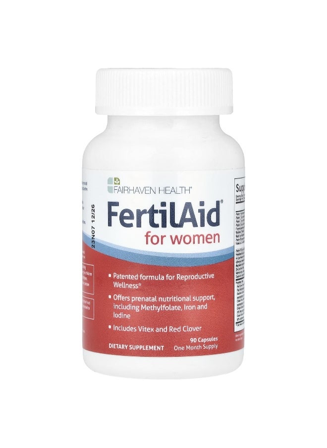 Fairhaven Health, FertilAid® for Women, 90 Capsules