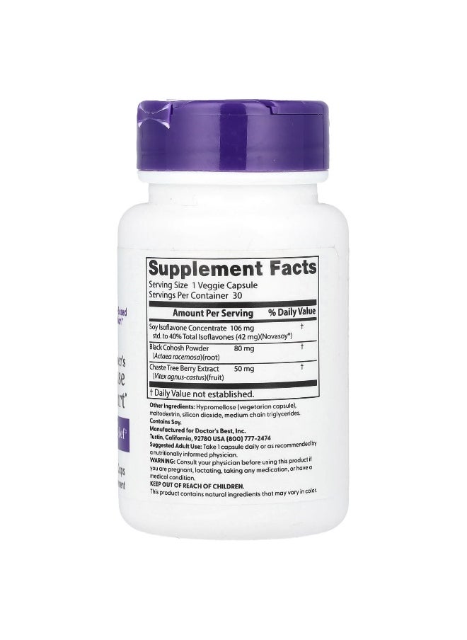 Doctor's Best, Women's Menopause Support®, 30 Veggie Caps