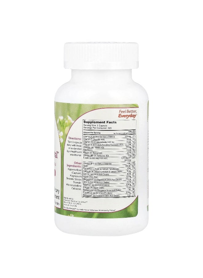 Zahler, Total One Prenatal™, Essential Once-Daily Prenatal, 120 Capsules