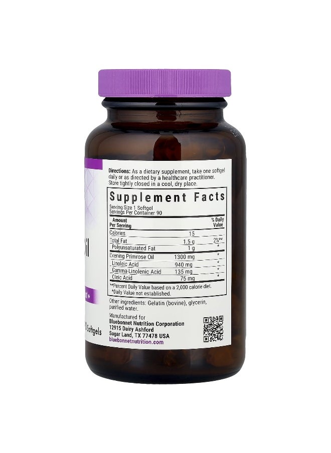 Bluebonnet Nutrition, Evening Primrose Oil, 90 Softgels