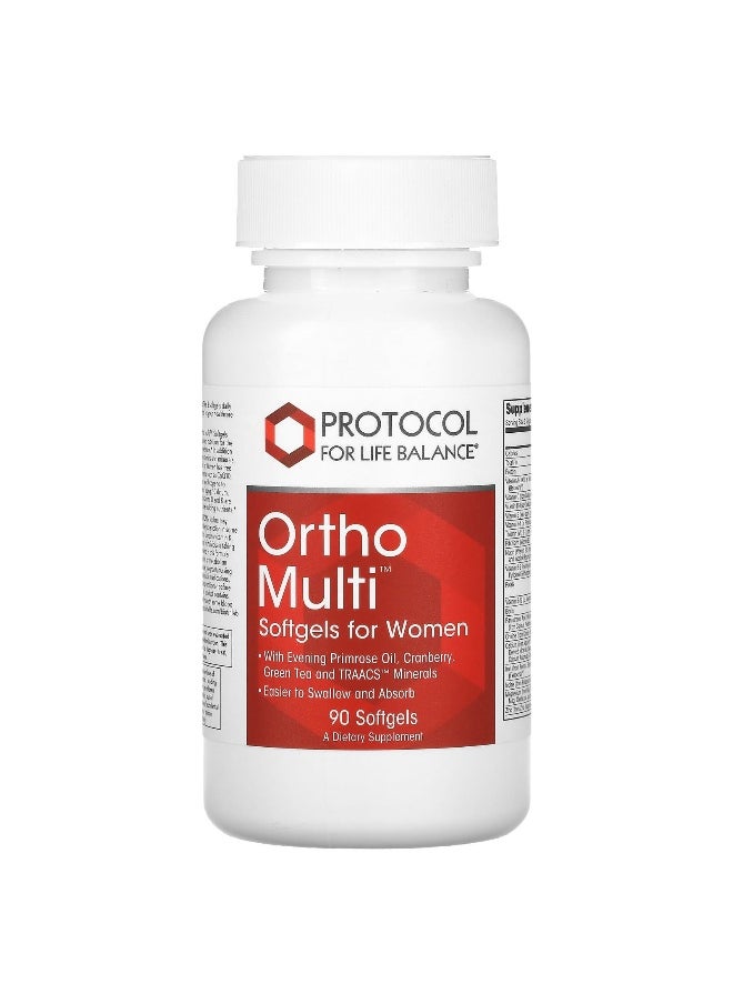 Protocol for Life Balance, Ortho Multi for Women, 90 Softgels