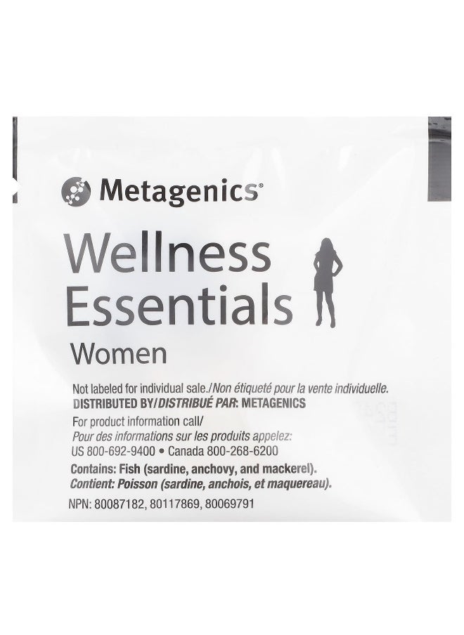 Metagenics, Wellness Essentials®, Women's Daily Packs, 30 Packets
