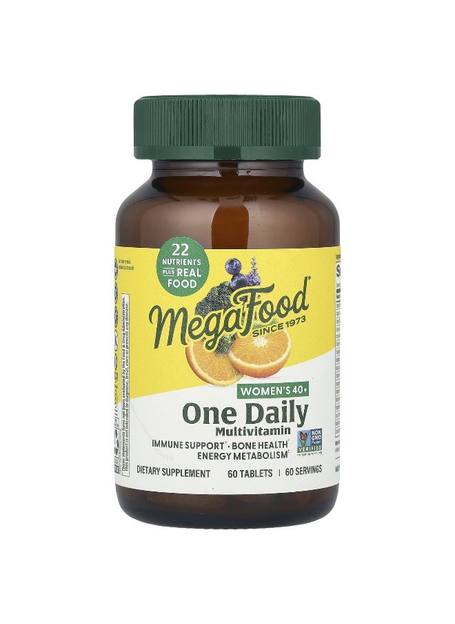 MegaFood, Women's 40+ One Daily Multivitamin, 60 Tablets