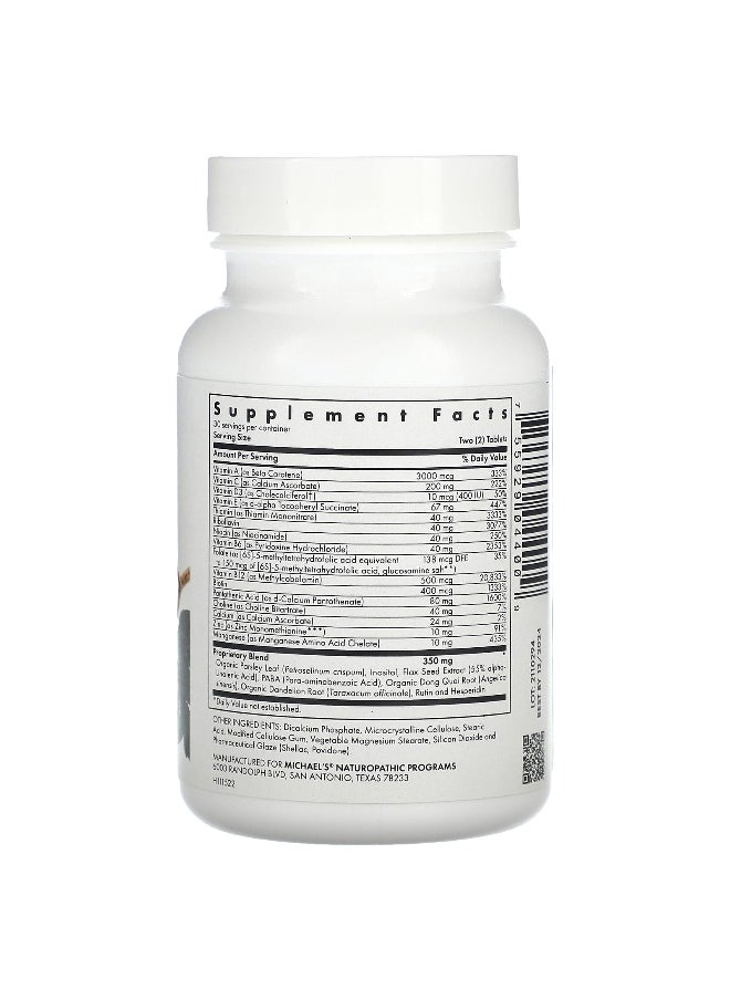Michael's Naturopathic, Teen Girls Multivitamin, 60 Vegetarian Tablets
