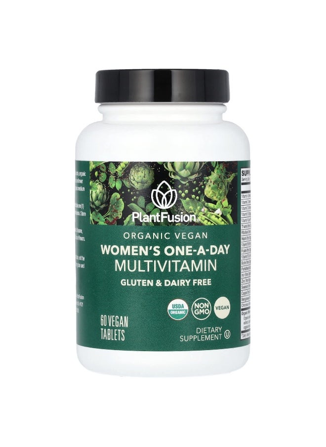 PlantFusion, Women's One-A-Day Mutivitamin, 60 Vegan Tablets