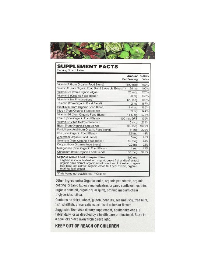 PlantFusion, Women's One-A-Day Mutivitamin, 60 Vegan Tablets