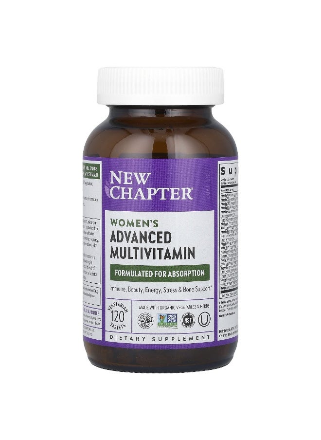 New Chapter, Women's Advanced Multivitamin, 120 Vegetarian Tablets