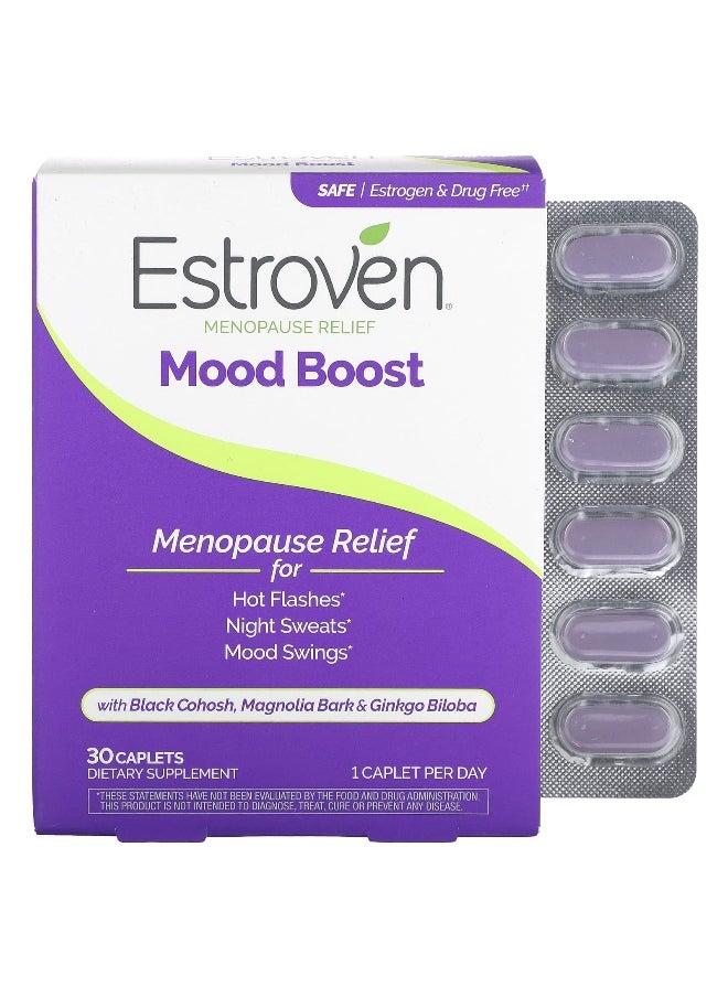 Estroven, Mood Boost, Menopause Relief, 30 Caplets