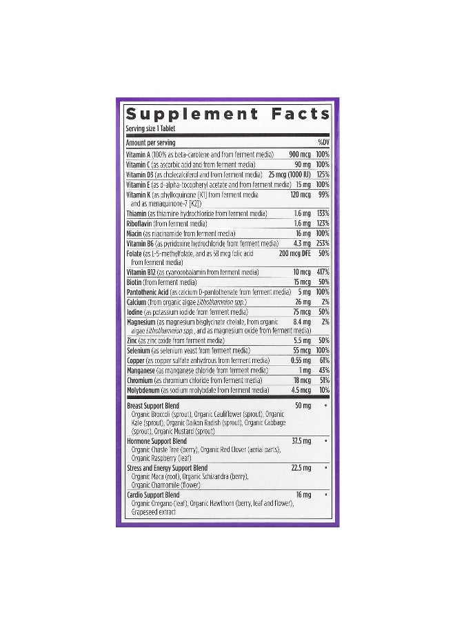 New Chapter, One Daily Every Woman's Multivitamin™ 40+, 96 Vegetarian Tablets