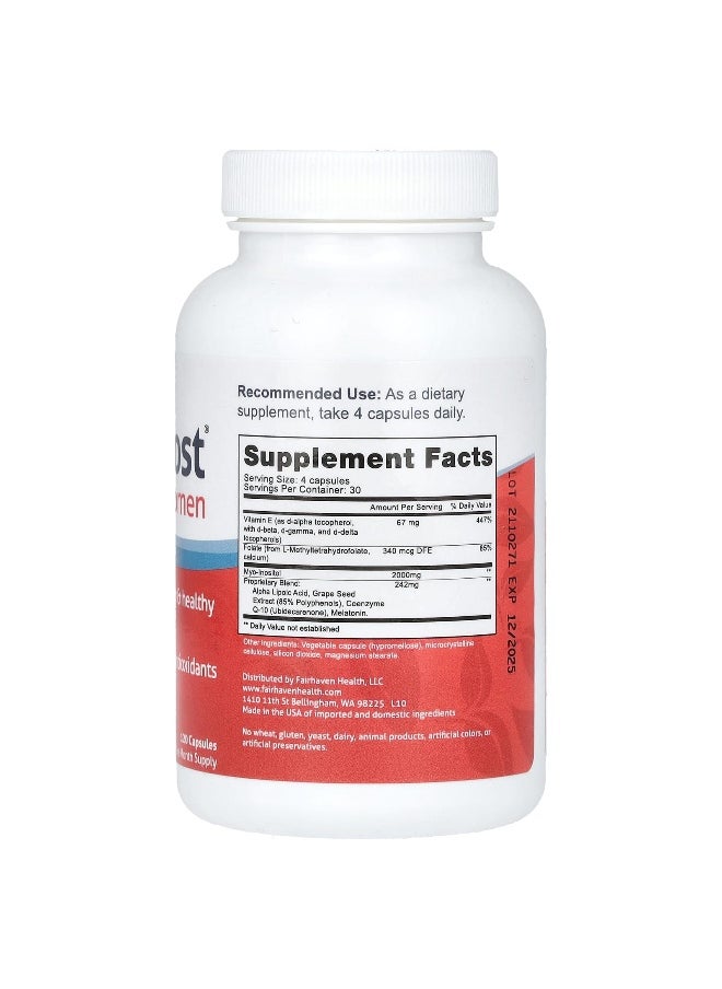 Fairhaven Health, OvaBoost for Women, 120 Capsules