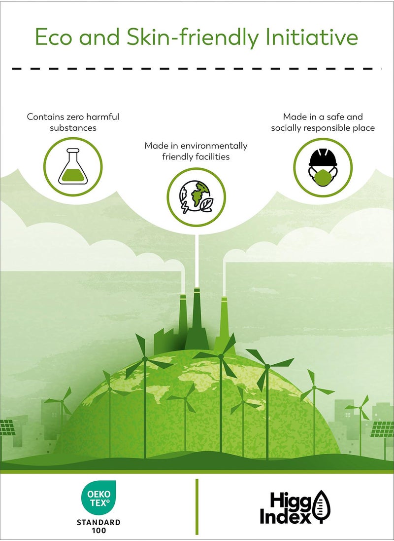 Solid 1 Fitted Sheet Double Cotton Navy 200x120cm