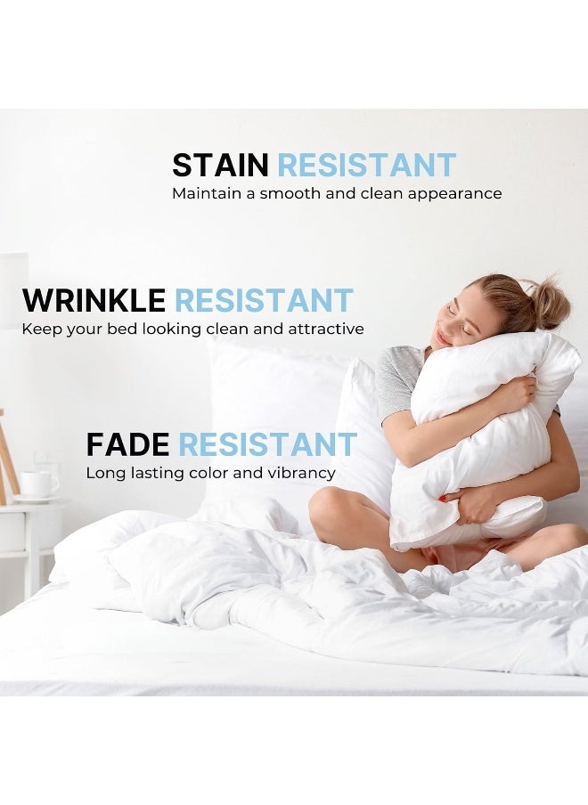 King Pillow Cases Set of 2 - Ultra Soft Hotel Quality Pillowcase Covers - Luxury Comfy Cozy Bedding for Women, Men, Kids & Teens - Machine Washable Pillow Protectors - 2 Pieces Set - King Size Coral