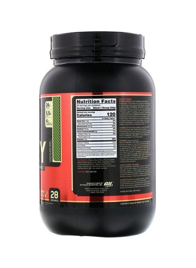 Gold Standard Whey Protein - Chocolate Mint - 896 Gram